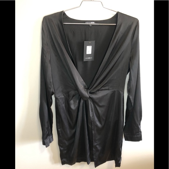 Fashion Nova Satin mini dress #123 - Picture 2 of 15